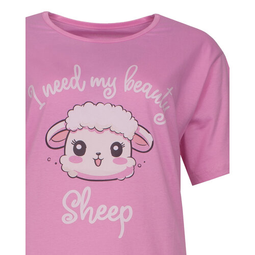 Temptation TPNGD16010A Temptation Dames Big Shirt Roze.