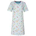 Tenderness TENGD16005A Tenderness Dames Nachthemd Blauw.