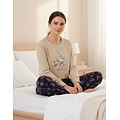 Medaillon MEPYD25006A Medaillon dames Pyjama Beige.