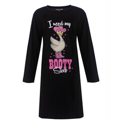 TPNGD26011A Temptation Dames Big Shirt Zwart.