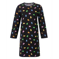 TPNGD26012A Temptation Dames Big Shirt Zwart.