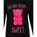 Temptation TPNGD26013A Temptation Dames Big Shirt Zwart.