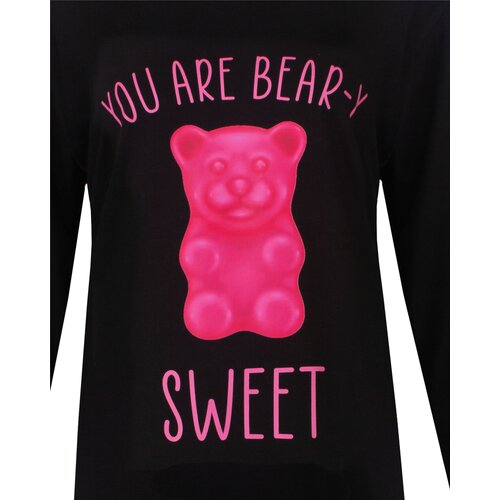 Temptation TPNGD26013A Temptation Dames Big Shirt Zwart.