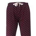 Medaillon MEPYD26002A Medaillon Dames Pyjama Donkerrood.