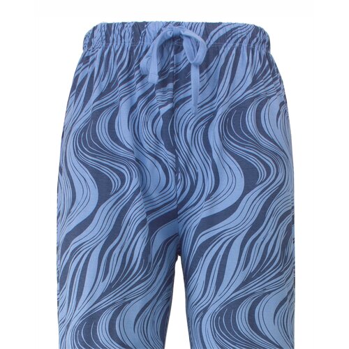Medaillon MEPYD26004A Medaillon Dames Pyjama Blauw.
