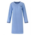 Medaillon MENGD26002A Medaillon  Dames Nachthemd Blauw.