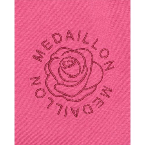 Medaillon MENGD26004A Medaillon Dames Nachthemd Wijnrood.