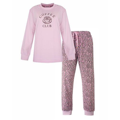 Irresistible IRPYD26002A Irresistible Dames Pyjama Roze met bijpassend oogmasker.