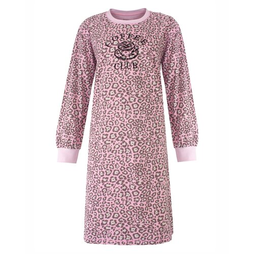 Irresistible IRNGD26004A Irresistible Dames Nachthemd Roze met bijpassend oogmasker.