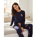 Irresistible IRPYD26011A Irresistible Dames Pyjama Donker Blauw.