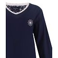 Tenderness TENGD26003A Tenderness dames Nachthemd Donker Blauw.