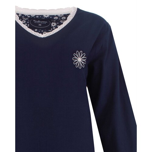Tenderness TENGD26003A Tenderness dames Nachthemd Donker Blauw.