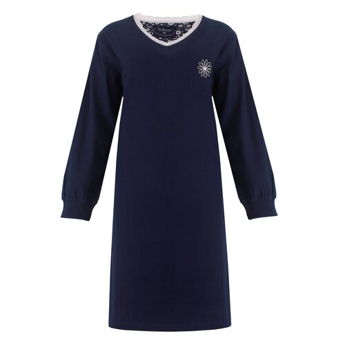 Tenderness TENGD26003A Tenderness dames Nachthemd Donker Blauw.