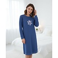 Irresistible IRNGD26001A Irresistible Dames Nachthemd Blauw.