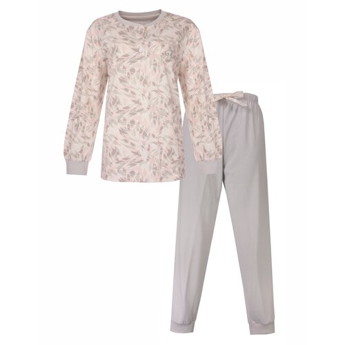 Tenderness TEPYD26004A Tenderness Dames Pyjama Lichtgrijs.