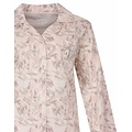 Tenderness TEPYD26005A Tenderness Dames Doorknoop Pyjama Lichtgrijs.
