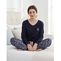 Tenderness TEPYD26001A Tenderness Dames Pyjama Donker Blauw.