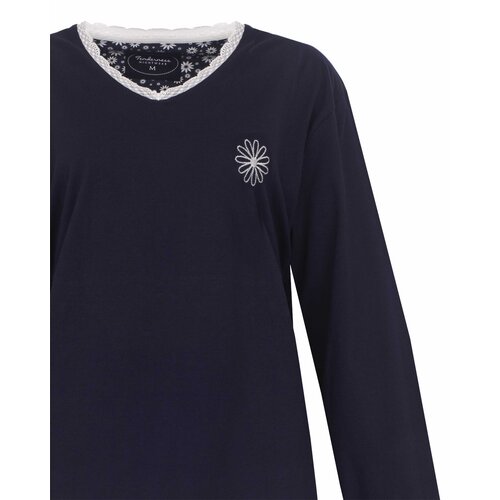 Tenderness TEPYD26001A Tenderness Dames Pyjama Donker Blauw.