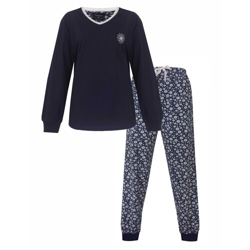 Tenderness TEPYD26001A Tenderness Dames Pyjama Donker Blauw.