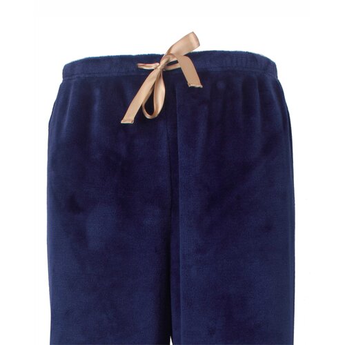 Irresistible IRHSD26003A Irresistible Dames Flannel Fleece Huispak Donker Blauw.