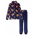 Irresistible IRHSD26003A Irresistible Dames Flannel Fleece Huispak Donker Blauw.