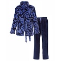 Medaillon MEHSD26005A Medaillon Dames Flannel Fleece Huispak Blauw.