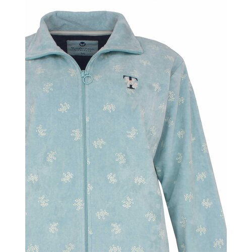 Tenderness TEHSD26001A Tenderness Dames Velours Huispak Blauw.