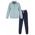 Tenderness TEHSD26001A Tenderness Dames Velours Huispak Blauw.