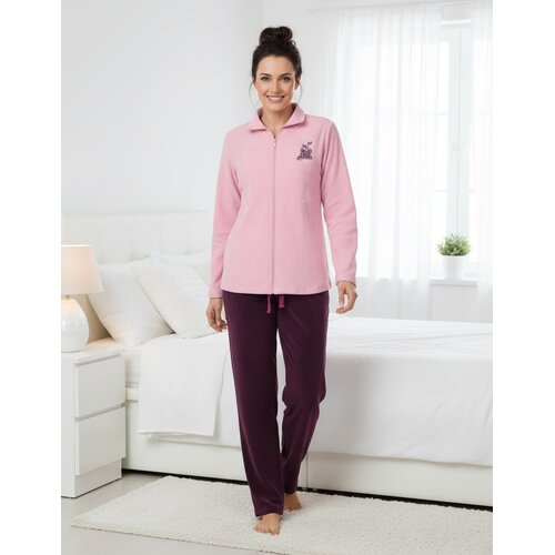 Medaillon MEHSD26004A Medaillon Dames Velours Huispak Roze.