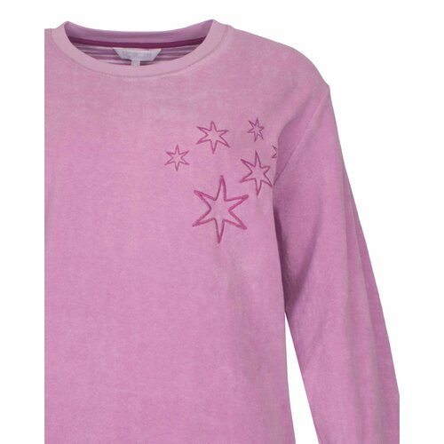 Tenderness TEPYD26025B Tenderness Dames Badstof Pyjama Roze.