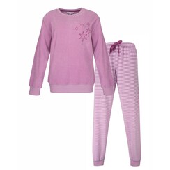 TEPYD26025B Tenderness Dames Badstof Pyjama Roze.