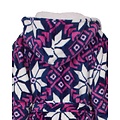 Irresistible IRBRD26014A Irresistible Dames Flannel Fleece Ochtendjas Donker Blauw.