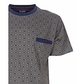 Paul Hopkins PHSAH26003A Paul Hopkins Heren Shortama V-hals Antraciet.