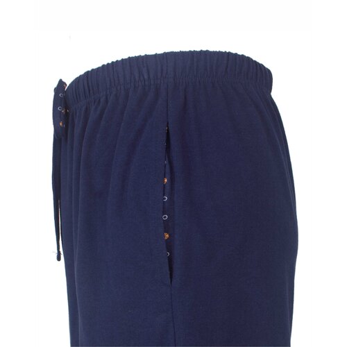 Paul Hopkins PHPYH26021A Paul Hopkins Heren Doorknoop Pyjama Donker Blauw.