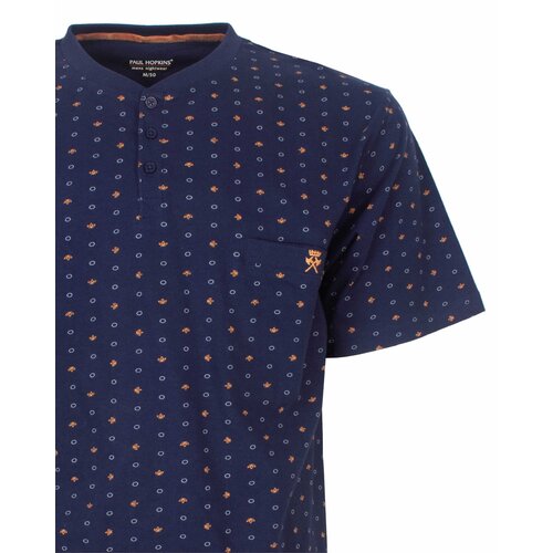 Paul Hopkins PHSAH26002A Paul Hopkins Heren Shortama Polosluiting Donker Blauw.