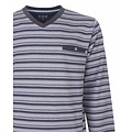 M.E.Q. MEPYH26002A MEQ  Heren Katoen-Fleece Pyjama Grijs.