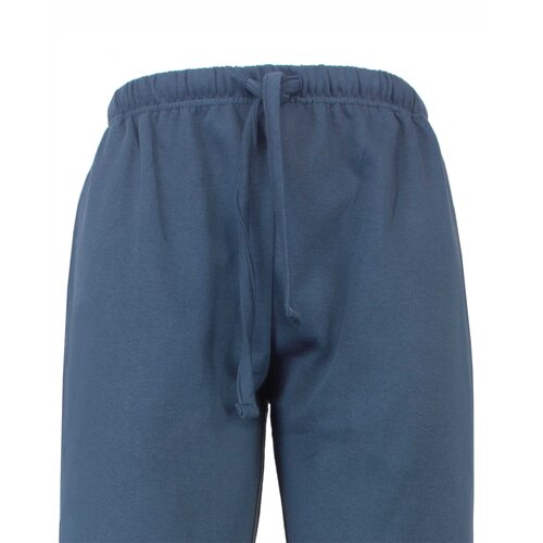 Paul Hopkins PHPYH26009A Paul Hopkins Heren Katoen-Fleece Pyjama Blauw.