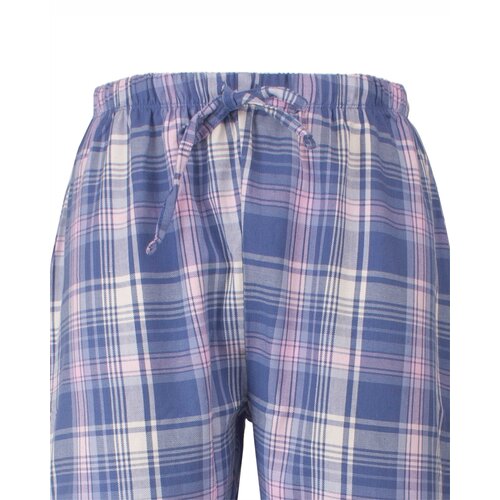Irresistible IRPYD26003A Irresistible Dames Pyjama Blauw met Flanel broek.