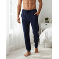 Paul Hopkins PHPBH25001A Paul Hopkins Heren Pyjama Broek Donker Blauw.