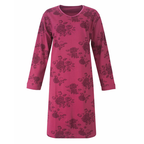 Medaillon MENGD26004A Medaillon Dames Nachthemd Wijnrood.
