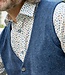 waistcoat knit jeansblauw