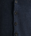 waistcoat knit donkerblauw