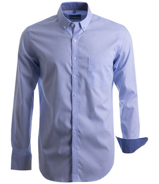 FORMEN Prince de Galles slim fit hemd