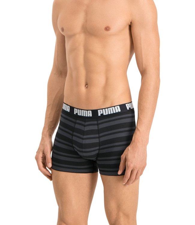 puma boxers 2-pack streep zwart 4
