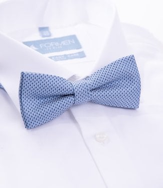 FORMEN strik turquoise blauw motief