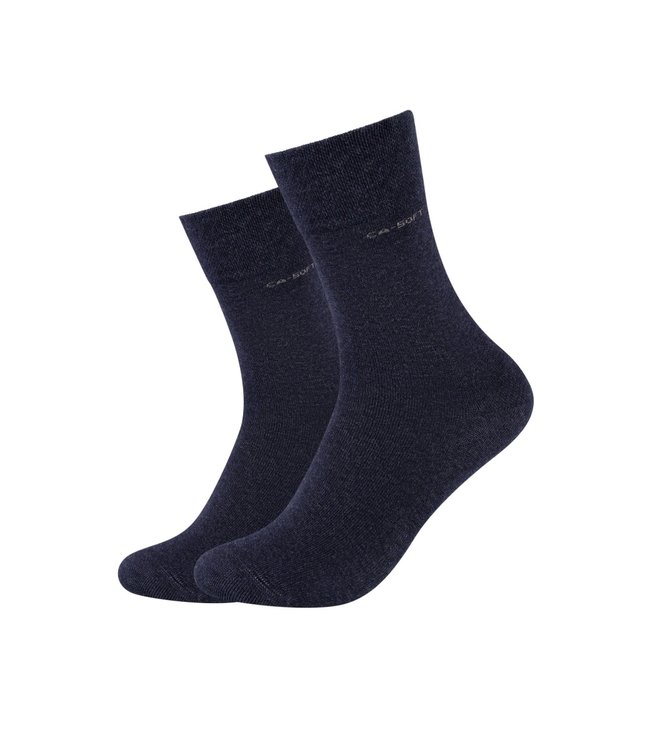 sokken 2-pack ultrasoft donkerblauw
