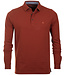Herenpolo met lange mouwen brique 4 thumbnail