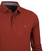 Herenpolo met lange mouwen brique 2 thumbnail