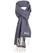 Foxford herringbone sjaal blauw