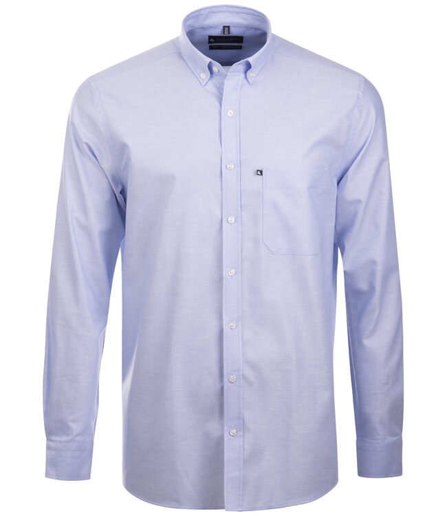 Essential lichtblauw Oxford shirt